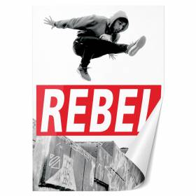 Plakát Rebel pro parkour