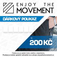 Dárkový poukaz Enjoy the Movement 200 Kč pro parkour