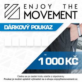 Dárkový poukaz Enjoy the Movement 1 000 Kč pro parkour