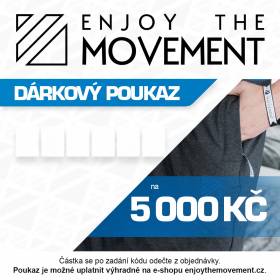 Dárkový poukaz Enjoy the Movement 5 000 Kč pro parkour