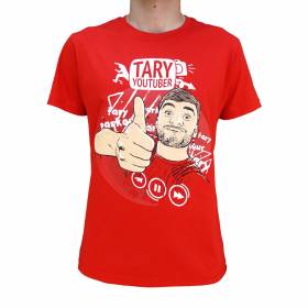 Tričko pro parkour Tary YouTuber červené