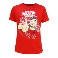 Tričko pro parkour Tary YouTuber červené