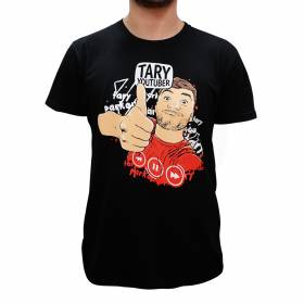 Tričko pro parkour Tary YouTuber černé