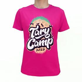Tričko pro parkour Tary Camp 2023 Růžové