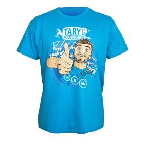 Tričko pro parkour Tary YouTuber tyrkysové